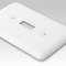 Amerelle Wall Plate, Number of Gangs: 2 gang Stamped Steel, Textured Finish, White 635TTW - alternate 4